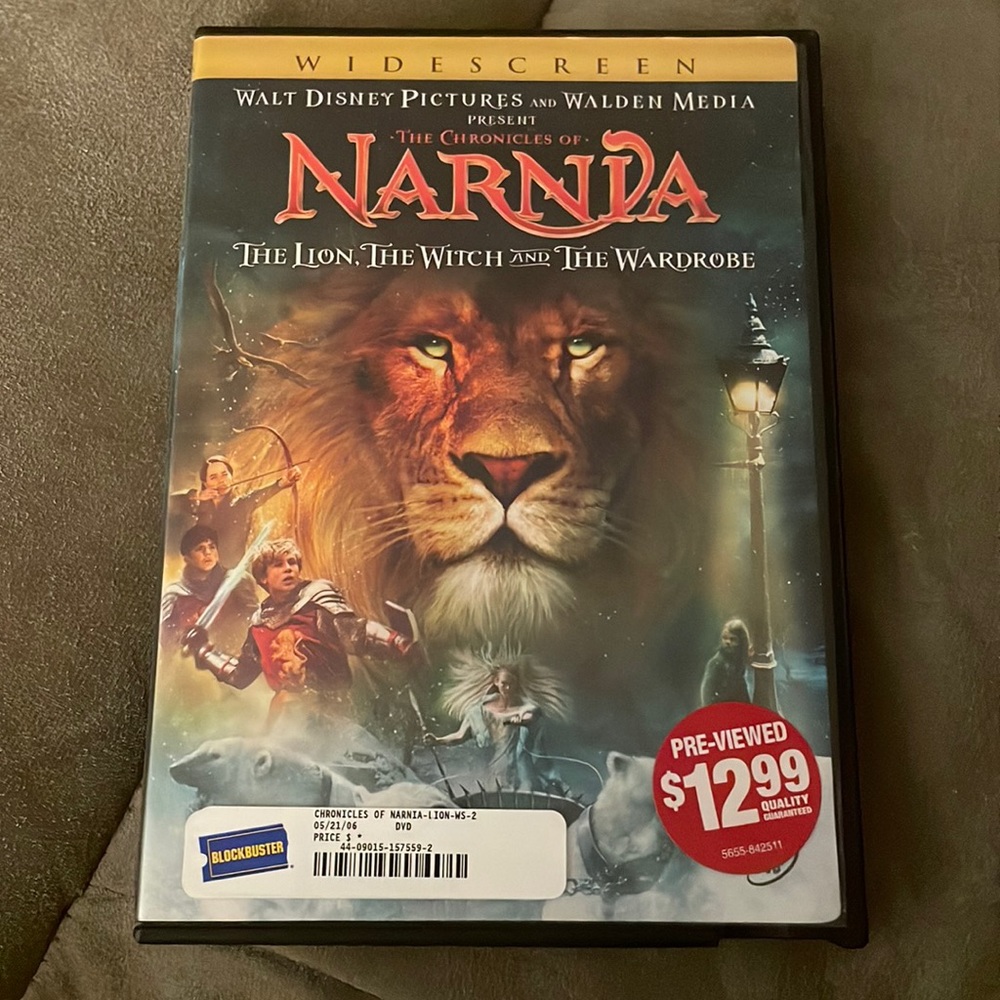 The Chronicles of Narnia The Lion, The Witch and The Wardrobe DVD